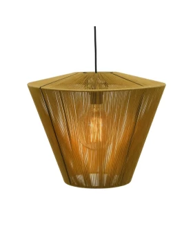 ΜΟΝΟΦΩΤΟ Fylliana Cord ΧΡΥΣΟ 50x35εκ Ε27