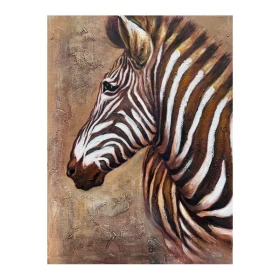 ΠΙΝΑΚΑΣ Fylliana Zebra 174 ΣΕ ΚΑΜΒΑ ΜΕ ΞΥΛΙΝΟ ΠΛΑΙΣΙΟ 80*2.3*60