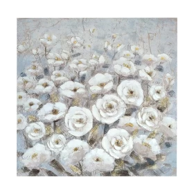 ΠΙΝΑΚΑΣ Flower 22B1 ΣΕ ΚΑΜΒΑ ΜΕ ΞΥΛΙΝΟ ΠΛΑΙΣΙΟ 100*3*100