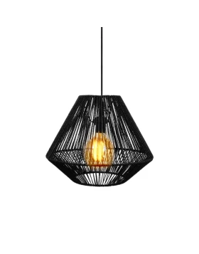 ΜΟΝΟΦΩΤΟ Fylliana Cordon 4 ΜΑΥΡΟ ΧΡΩΜΑ 40x35εκ Ε27