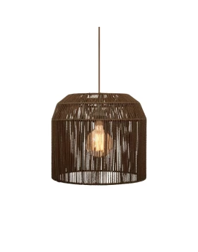 ΜΟΝΟΦΩΤΟ Fylliana Cordon 5 ΚΑΦΕ ΧΡΩΜΑ 40x40εκ E27
