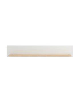 ΡΑΦΙ ΤΟΙΧΟΥ BRETAGNA ZP ARTISAN OAK-ΛΕΥΚΟ HIGH GLOSS FOIL 150x19,5x25εκ