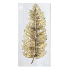 InTheBox AURUM 5 ΠΙΝΑΚΑΣ ΚΑΜΒΑΣ ΛΕΥΚΟ ΧΡΥΣΟ ΞΥΛΟ ΓΚΡΙ 30x60xH2,5cm