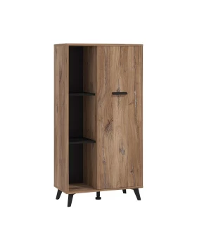 ΒΙΤΡΙΝΑ CORVIA POP FLAGSTAF-CARBON 68x33x130εκ