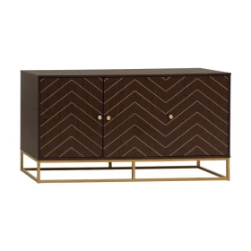 ΚΟΜΟΤΑ-ΜΠΟΥΦΕΣ Fylliana Parlor ΚΑΦΕ ΧΡΩΜΑ 150x39,5x76εκ