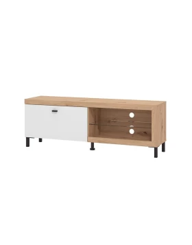 ΕΠΙΠΛΟ ΤΗΛΕΟΡΑΣΗΣ VARESE ARTISAN-ΛΕΥΚΟ 140x35x50εκ