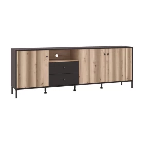 ΕΠΙΠΛΟ ΤΗΛΕΟΡΑΣΗΣ CORREZE 4K2F3V ΜΑΥΡΟ OAK-ARTISAN OAK 208x40x73εκ