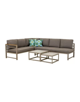 ΣΕΤ ΚΗΠΟΥ 4 ΤΕΜΑΧΙΩΝ Fylliana Minnesota ΜΠΕΖ ΧΡΩΜΑ 190x240x70εκ