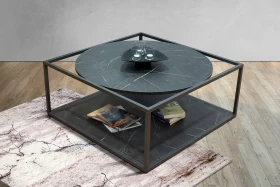 Τραπεζάκι σαλονιού DECO 90*90*38