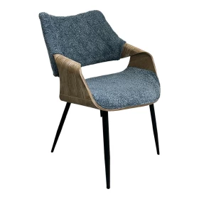 ΚΑΡΕΚΛΑ ΤΡΑΠΕΖΑΡΙΑΣ Fylliana FL6145 ΜΠΛΕ ΥΦΑΣΜΑ 58x56x83εκ