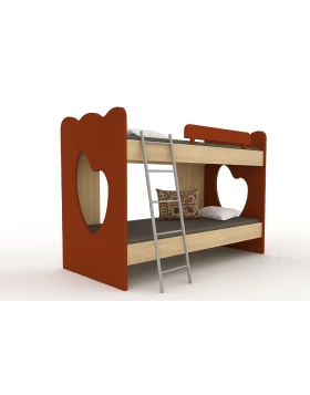 Κρεβάτι κουκέτα HEART