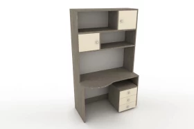 Γραφείο βιβλιοθήκηWAVE 120*60*202