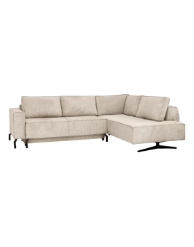ΓΩΝΙΑΚΟΣ ΚΑΝΑΠΕΣ Fylliana Madrid ΜΠΕΖ ΧΡΩΜΑ 290x210x110εκ