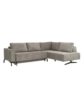 ΓΩΝΙΑΚΟΣ ΚΑΝΑΠΕΣ Fylliana Madrid ΚΑΦΕ ΧΡΩΜΑ 290x210x110εκ