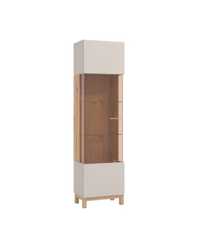 ΒΙΤΡΙΝΑ ESSEX 1K VS1 191 CASHMERE/ARTISAN OAK 52x35x192εκ
