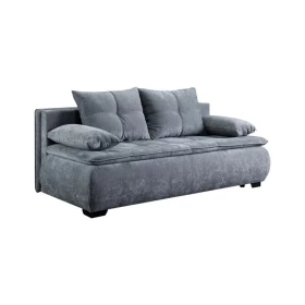 ΚΑΝΑΠΕΣ ΚΡΕΒΑΤΙ Mina ΓΚΡΙ ΧΡΩΜΑ 208x95x80εκ