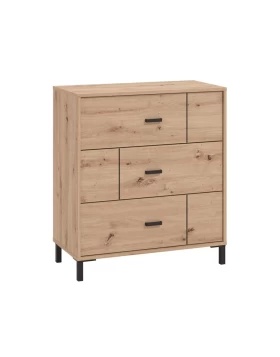 ΣΥΡΤΑΡΙΕΡΑ ALERIA 80 3F ARTISAN OAK ΧΡΩΜΑ 77x40x90εκ