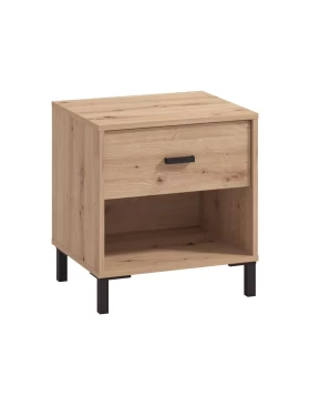 ΚΟΜΟΔΙΝΟ ALERIA NO1F ARTISAN OAK ΧΡΩΜΑ 48x40x52εκ