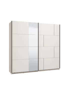 ΝΤΟΥΛΑΠΑ ALERIA 220 OG h205 ΛΕΥΚΟ ΧΡΩΜΑ 220x61x205εκ