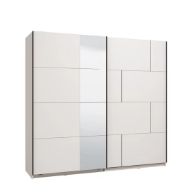 ΝΤΟΥΛΑΠΑ ALERIA 220 OG h205 ΛΕΥΚΟ ΧΡΩΜΑ 220x61x205εκ