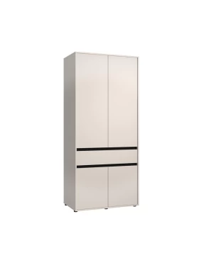ΝΤΟΥΛΑΠΑ CORBETT 2K1F h211 CASHMERE/ΜΑΥΡΟ ΜΑΤ ΧΡΩΜΑ 93x55x211εκ