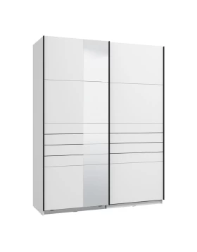 ΝΤΟΥΛΑΠΑ VEYMONT 150 OG h217 ΛΕΥΚΟ ΧΡΩΜΑ 146x61x218εκ