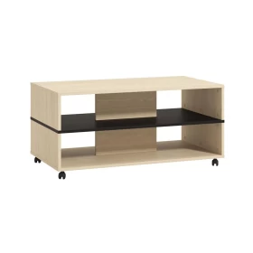 ΤΡΑΠΕΖΑΚΙ ΣΑΛΟΝΙΟΥ SAVIO LIGHT PORT OAK/BLACK OAK 101x55x48εκ