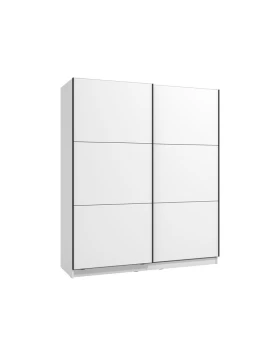ΝΤΟΥΛΑΠΑ SIERRA 180 OPAQUE WHITE 180x63x210εκ