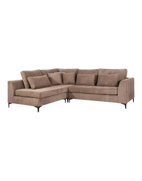 ΓΩΝΙΑΚΟΣ ΚΑΝΑΠΕΣ Fylliana Albert ΚΑΦΕ ΧΡΩΜΑ 280x220x96εκ