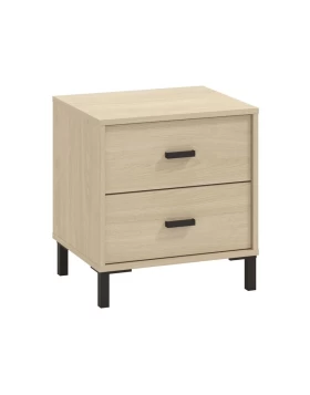 ΚΟΜΟΔΙΝΟ ALBELA NO2F LIGHT PORT OAK ΧΡΩΜΑ 48x40x52εκ