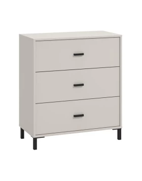 ΣΥΡΤΑΡΙΕΡΑ SALONA 80 3F CASHMERE ΧΡΩΜΑ 80x40x90εκ