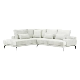 ΚΑΝΑΠΕΣ ΑΡΙΣΤΕΡΗ ΓΩΝΙΑ Fylliana Cristina ΠΕΡΛΑ ΧΡΩΜΑ 300x230x92εκ