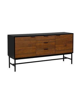 ΚΟΜΟΤΑ-ΜΠΟΥΦΕΣ Fylliana FL2405 ΜΑΥΡΟ-ΚΑΦΕ ΧΡΩΜΑ  150x40x75εκ