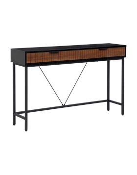 ΚΟΝΣΟΛΑ Fylliana FL2405 ΜΑΥΡΟ-ΚΑΦΕ ΧΡΩΜΑ 120x30x76εκ