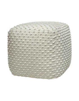 ΤΕΤΡΑΓΩΝΟ ΠΟΥΦ Fylliana FL481 IVORY ΧΡΩΜΑ 45x45x45εκ