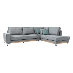 ΚΑΝΑΠΕΣ Fylliana Loftio ΔΕΞΙΑ ΓΩΝΙΑ ΓΚΡΙ ΧΡΩΜΑ 280x220x95εκ