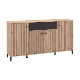 ΚΟΜΟΤΑ-ΜΠΟΥΦΕΣ Avignon AVIGNON 170 4K1F4V ARTISAN OAK-ΜΑΥΡΟ ΧΡΩΜΑ 170x40x90εκ