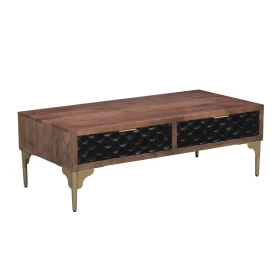 ΤΡΑΠΕΖΑΚΙ ΣΑΛΟΝΙΟΥ Fylliana Amrita ΚΑΦΕ ΧΡΩΜΑ 120x40x60εκ