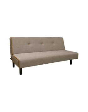 ΚΑΝΑΠΕΣ-ΚΡΕΒΑΤΙ Fylliana Flipzy CAPPUCCINO ΥΦΑΣΜΑ 170x78x85εκ