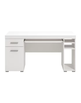 ΓΡΑΦΕΙΟ ALFA OPAQUE WHITE 145x66x76εκ