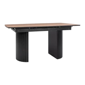 ΤΡΑΠΕΖΙ ΤΡΑΠΕΖΑΡΙΑΣ ΑΝΟΙΓΟΜΕΝΟ Fylliana Premium 2 RUSTIC OAK ΧΡΩΜΑ 160(+40)x90x75εκ