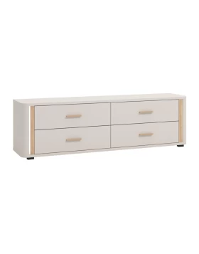 ΕΠΙΠΛΟ ΤΗΛΕΟΡΑΣΗΣ YORK 4F CASHMERE/ARTISAN OAK ΧΡΩΜΑ 177x40x52εκ
