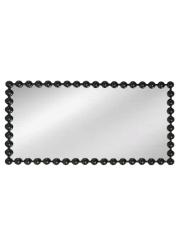 Artekko Dia Μαύρος Μεταλλικός Καθρέπτης Τοίχου (75x4.5x160)cm