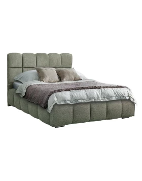 ΔΙΠΛΟ ΚΡΕΒΑΤΙ Fylliana Velora ΛΑΔΙ ΧΡΩΜΑ 185x223x125εκ (160x200)
