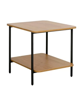 ΜΕΤΑΛΛΙΚΟ ΚΟΜΟΔΙΝΟ Fylliana FL2504 BLACK OAK ΧΡΩΜΑ 50x50x50εκ