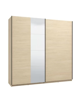 ΝΤΟΥΛΑΠΑ ARBELA 220 OG h217 LIGHT PORT ΟΑΚ ΧΡΩΜΑ 220x61x218εκ