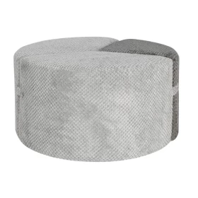 ΣΚΑΜΠΟ PUZZLE Fylliana FL2511 ΓΚΡΙ-ΣΚΟΥΡΟ ΓΚΡΙ ΧΡΩΜΑ 68x68x39εκ