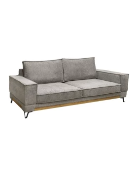 ΤΡΙΘΕΣΙΟΣ ΚΑΝΑΠΕΣ Fylliana Loftio ΚΑΦΕ ΧΡΩΜΑ 220x95x89εκ