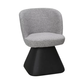 ΠΕΡΙΣΤΡΕΦΟΜΕΝΗ ΠΟΛΥΘΡΟΝΑ Fylliana FL24137 ΓΚΡΙ-ΜΑΥΡΟ ΧΡΩΜΑ 58x60x79εκ