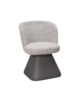 ΠΕΡΙΣΤΡΕΦΟΜΕΝΗ ΠΟΛΥΘΡΟΝΑ Fylliana FL24137 ΜΠΕΖ-CAPPUCCINO  ΧΡΩΜΑ 58x60x79εκ